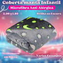 PROMO - Cobertor Manta que  Brilha no Escuro 2 por 1